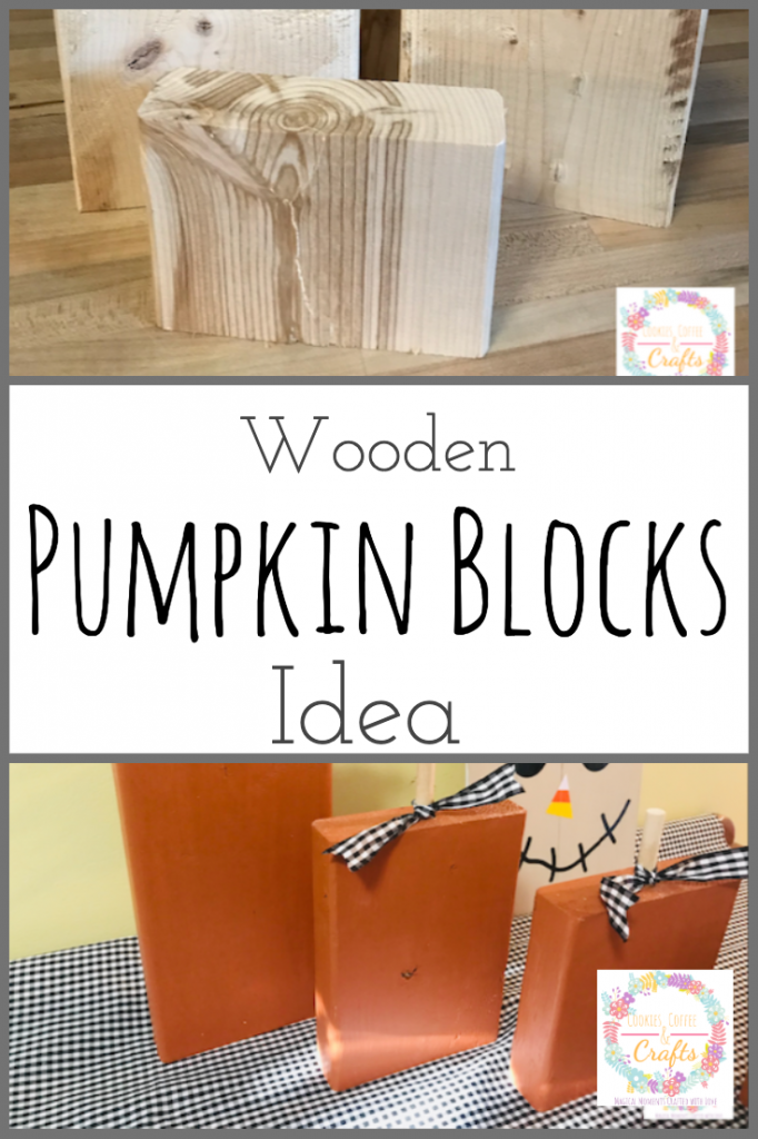 Wooden Pumpkin Blocks Idea
