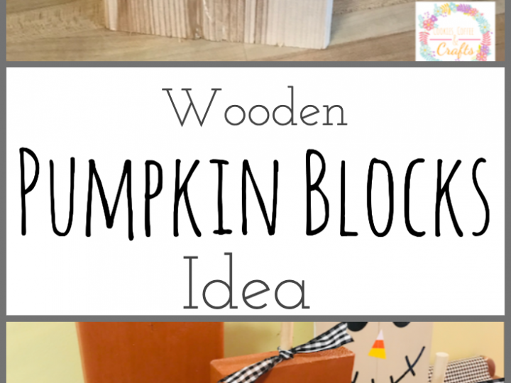 Wooden Pumpkin Blocks Idea