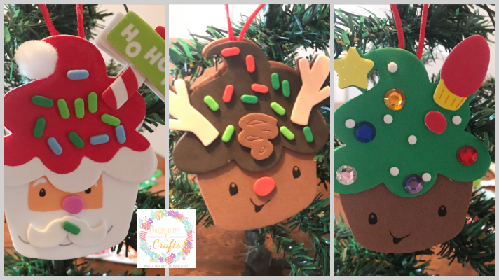 Cupcake Ornament Christmas Gift Kids Can Make