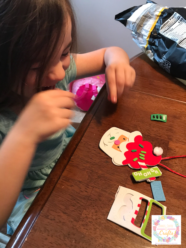 Kids Having Fun making homemade Christmas Gifts for Family