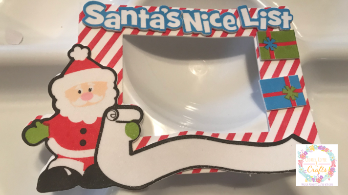 Santa's Nice List Picture Frame Holiday Gifts Kids Can Make
