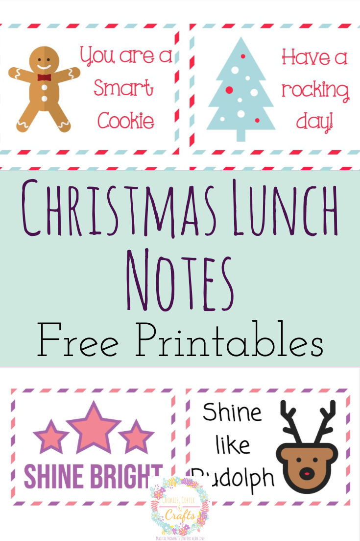 Free Printable Christmas Lunch Notes