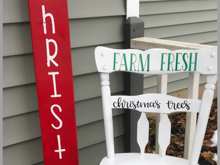 Merry Christmas Porch Sign
