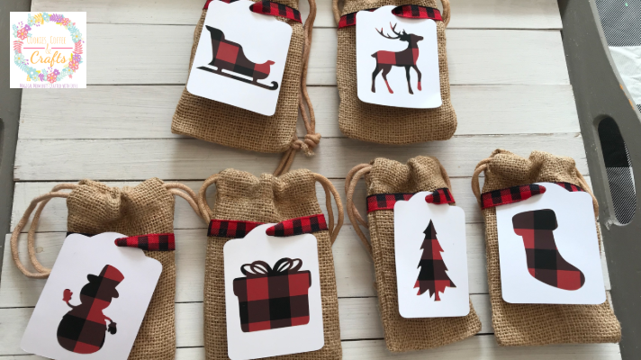 Rustic Homemade Advent Calendar Idea with Cricut