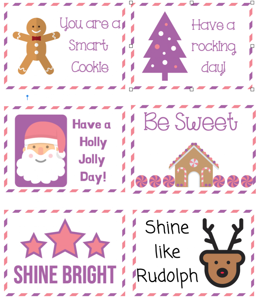 Free Printable Christmas Lunch Box Notes 