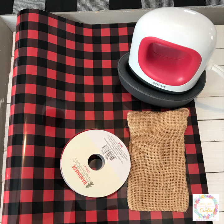 Supplies fro Homemade Advent Calendar with Burlap Bags