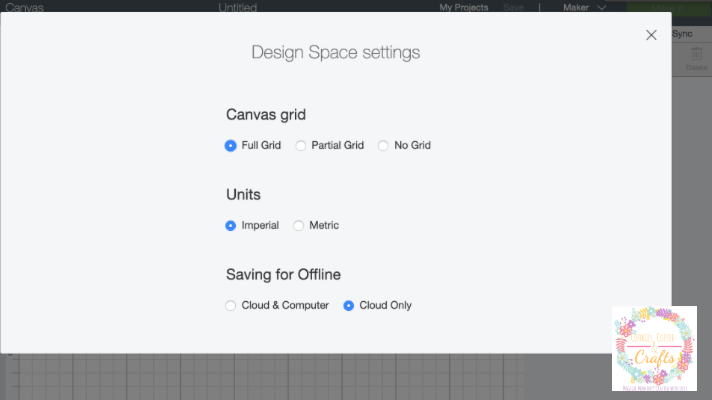 Cricut Design Space Setting Cricut Tips