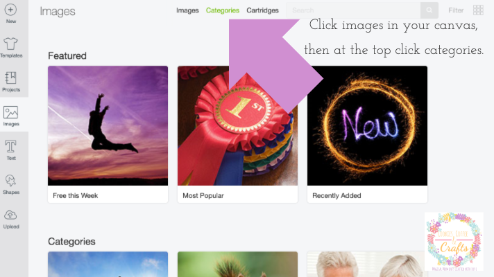 Cricut tips to find images easier and faster in Cricut design Space