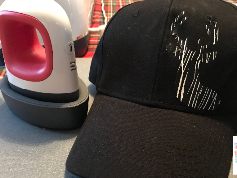 Custom Hats with Cricut Maker and mini easypress