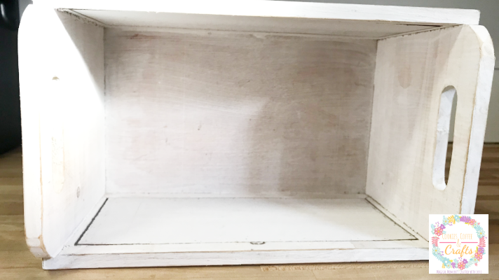 Inside of Thrift Store Wooden Box 