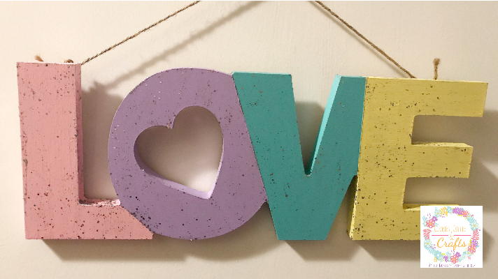 Mod Podge Mega Glitter Sign