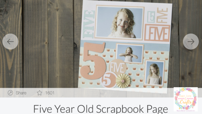 Using free Cricut Scrapbook 