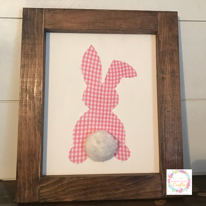 DIY Wooden Bunny Sign with Cricut 