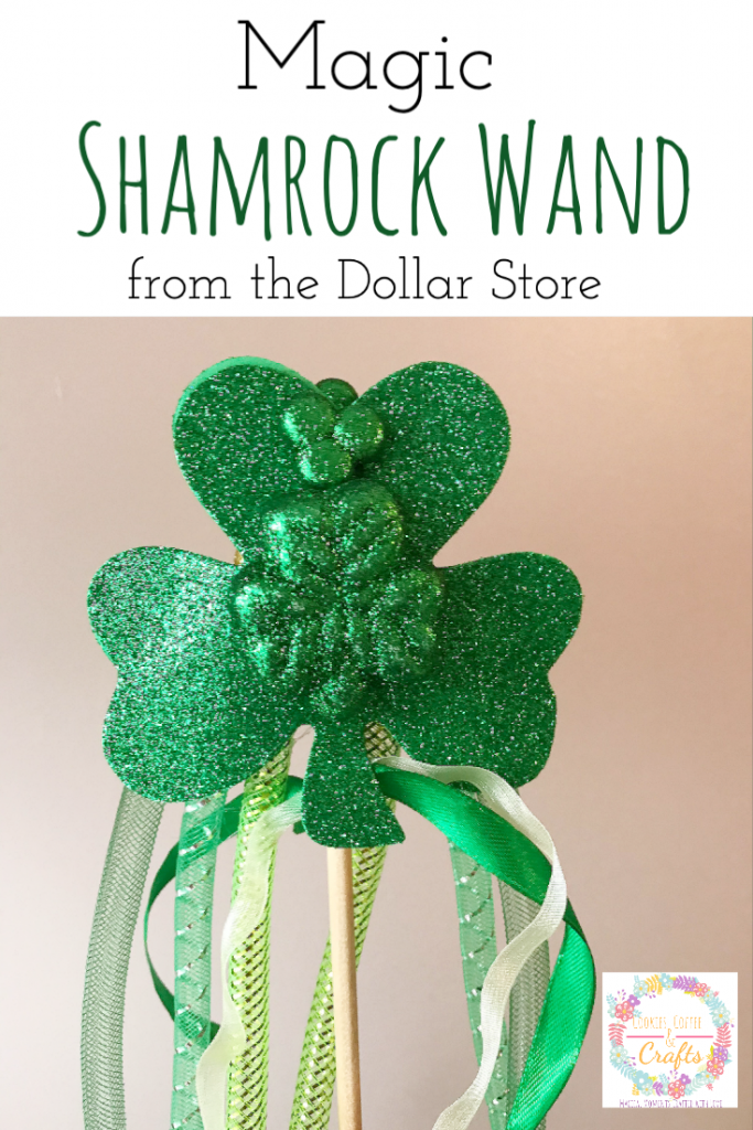 Magic Shamrock Wand from the Dollar Store