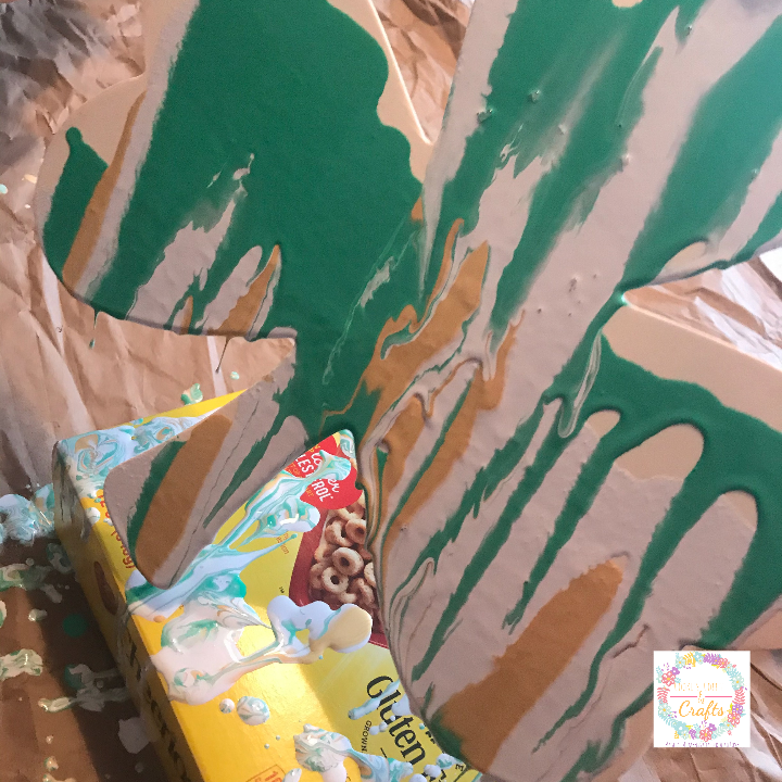 Pour Painting with Kids