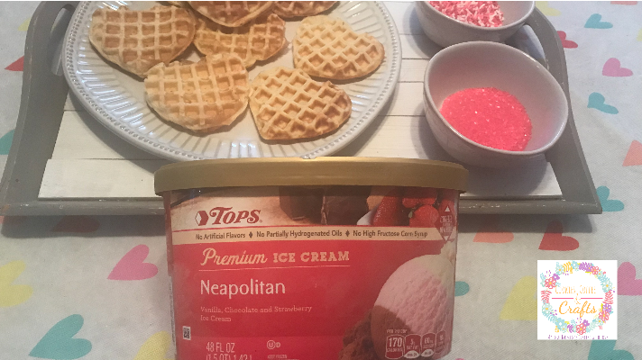 Heart Waffle Ice Cream Sandwiches (the Easy Way)