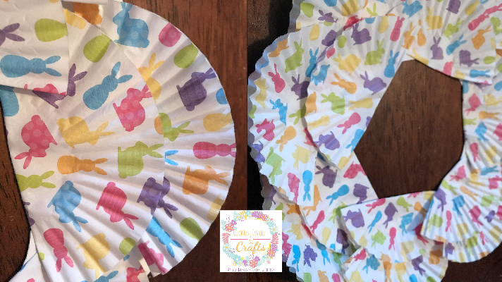 Craft Idea Paper Plate Wreath for Kids 