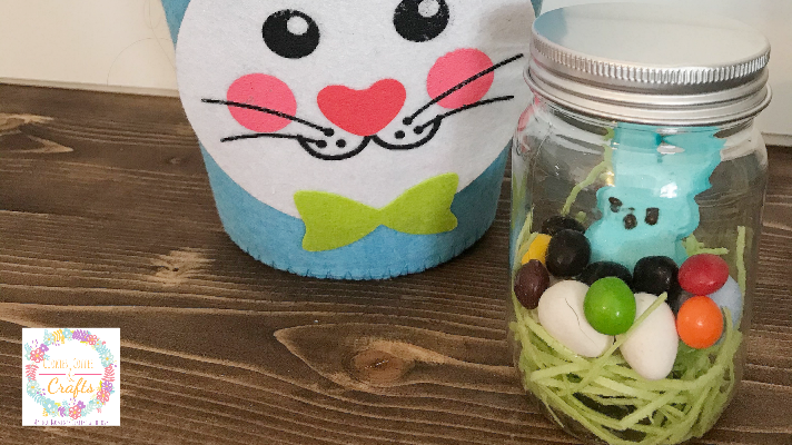 Cute Easter Treat in a Simple Easter Candy Jar Craft 