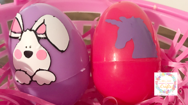 Plastic Easter eggs for Kids using the Cricut Maker 