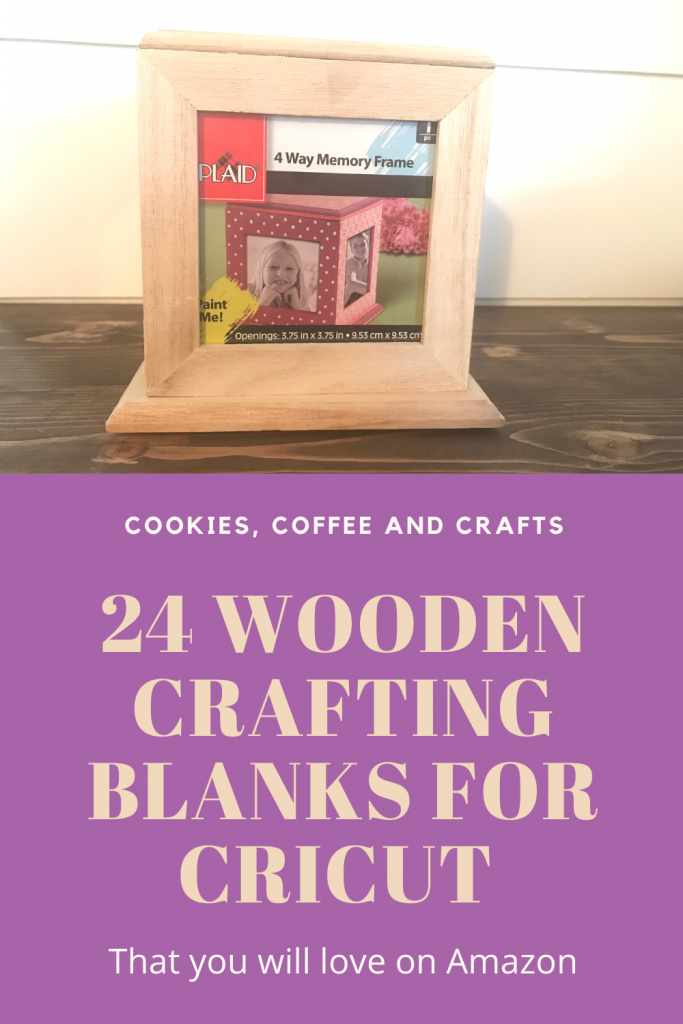 24 Wooden Crafting Blanks for Cricut