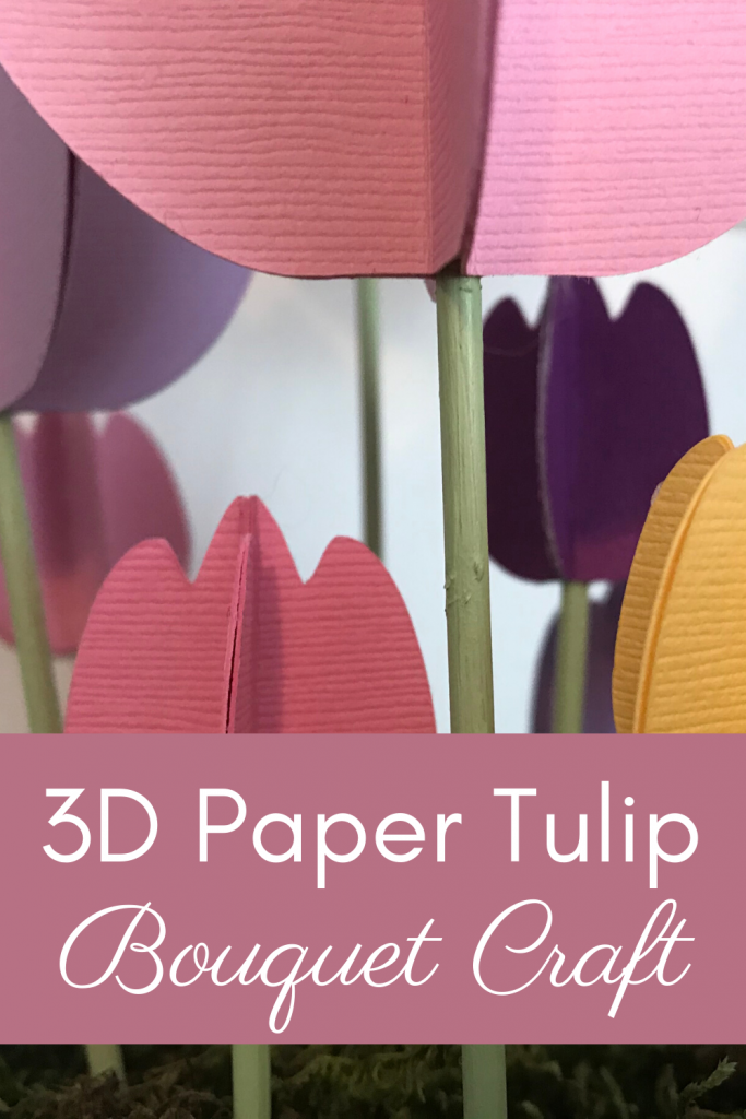 3D Paper Tulip Bouquet Craft