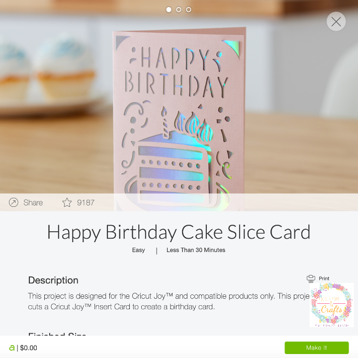 Easy card making with Cricut Joy and the card mat