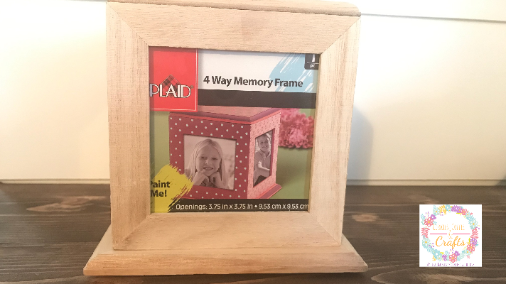 Plaid Crafts Photo Cube to paint and decorate,