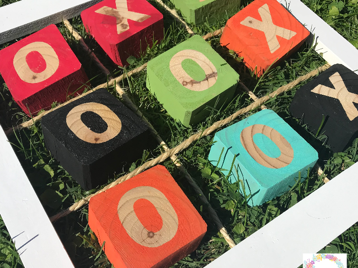 Backyard Tic Tac Toe Game