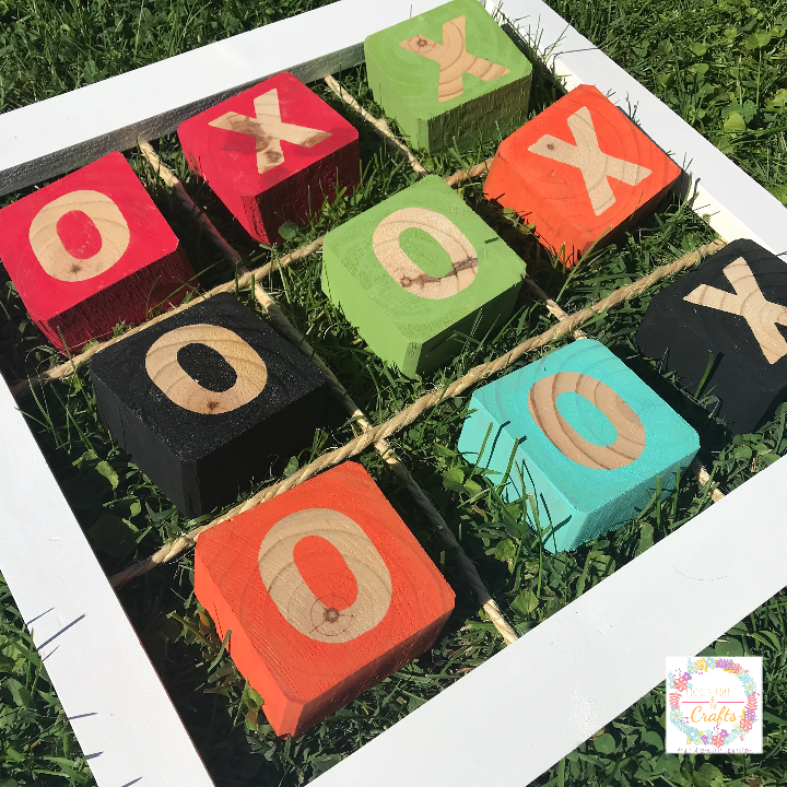 DIY Tic Tac Toe Game from Wood Scraps - DIY Inspired