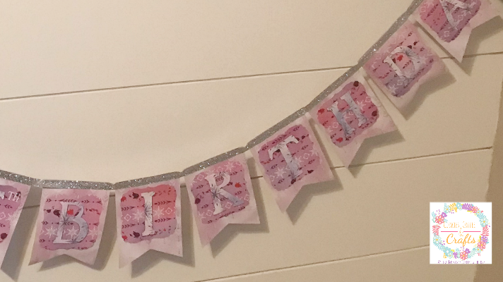 Cricut Birthday Banner Frozen 2 themed 