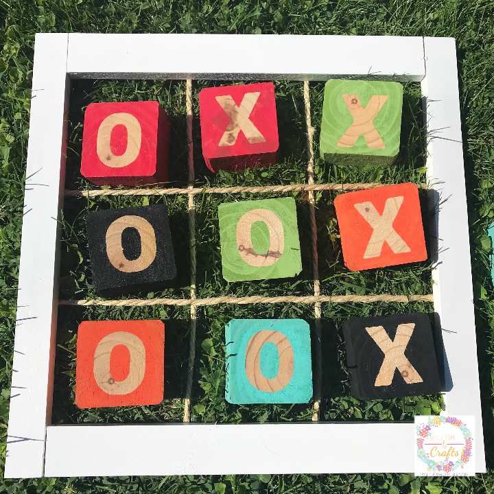 DIY Tic Tac Toe Game from Wood Scraps - DIY Inspired