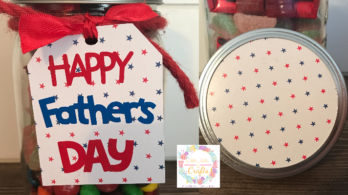Decorating the DIY Father's Day Candy Gift 