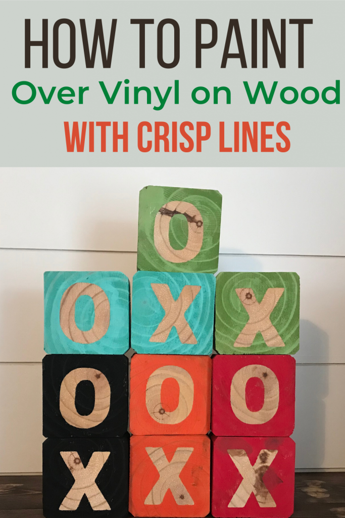 How to paint over vinyl with crisp lines