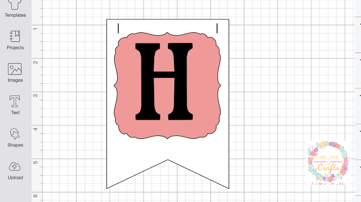 Making a paper frozen 2 birthday banner with Cricut