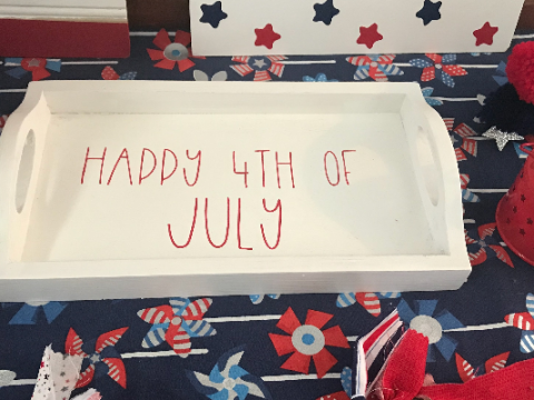 Easy DIY Cricut 4th of July Decoration