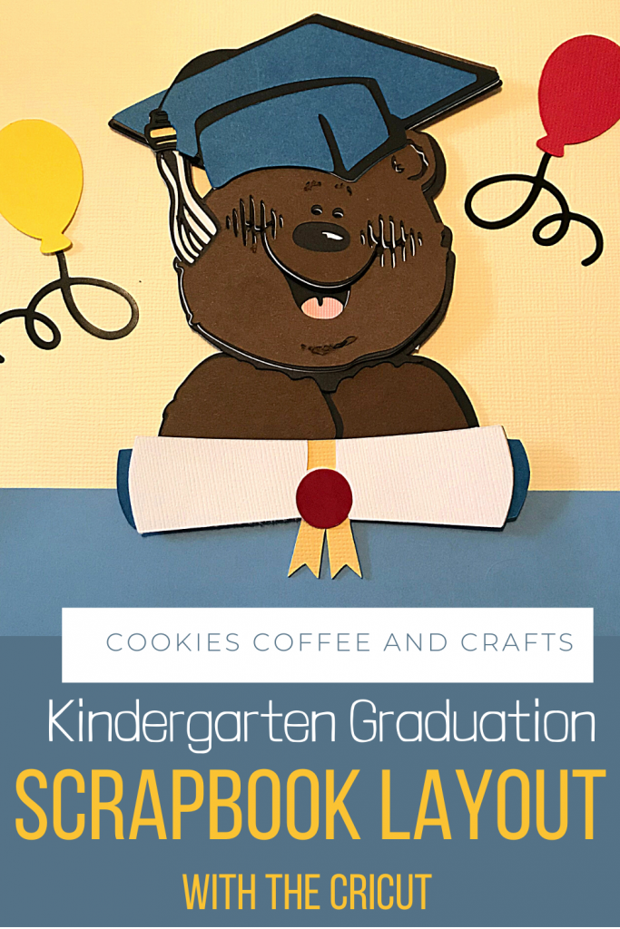 Kindergarten Scrapbook Layout with the Cricut
