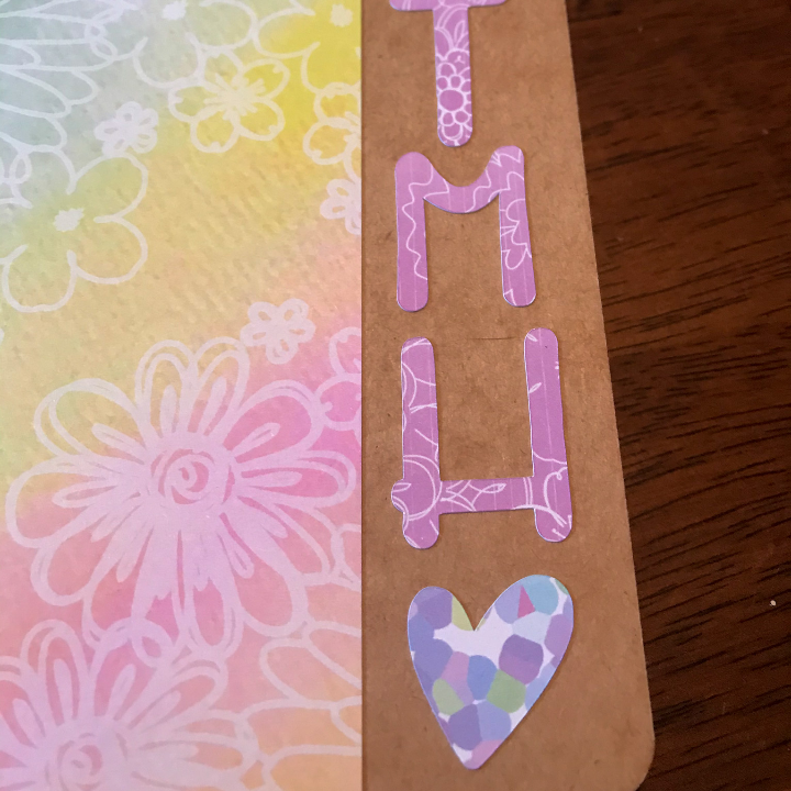 All the pretty Cricut always spring adhesive backed paper