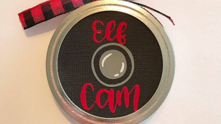 DIY Elf Camera Ornament Cricut Tutorial