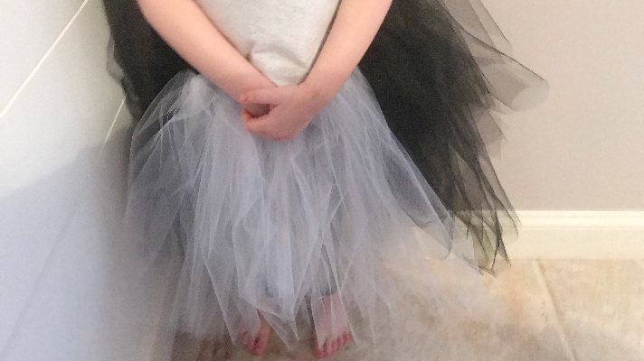 Easy tutu craft idea for a Halloween Costume