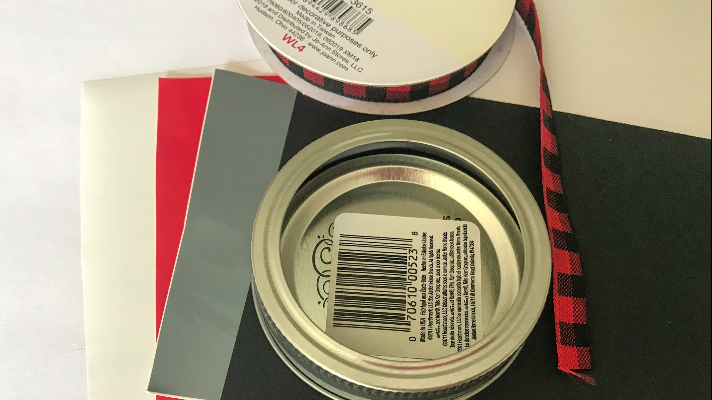 Materials for Cricut DIY Elf Camera Ornament