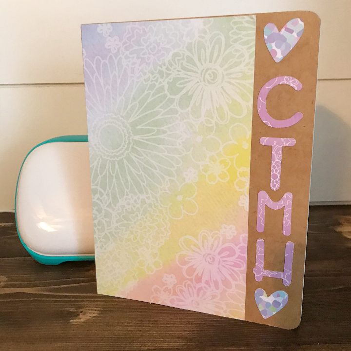 Fast & Easy Notebook Cover with Cricut Joy