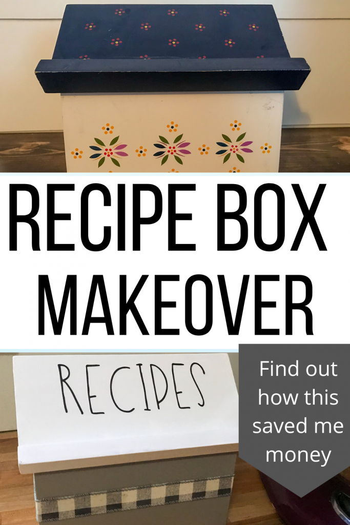 Recipe Box Makeover