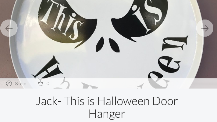 Cricut design space jack this is Halloween Door Hanger Decoration 