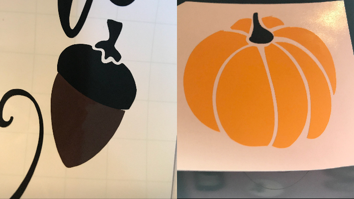 Fall Design for the pizza pan craft