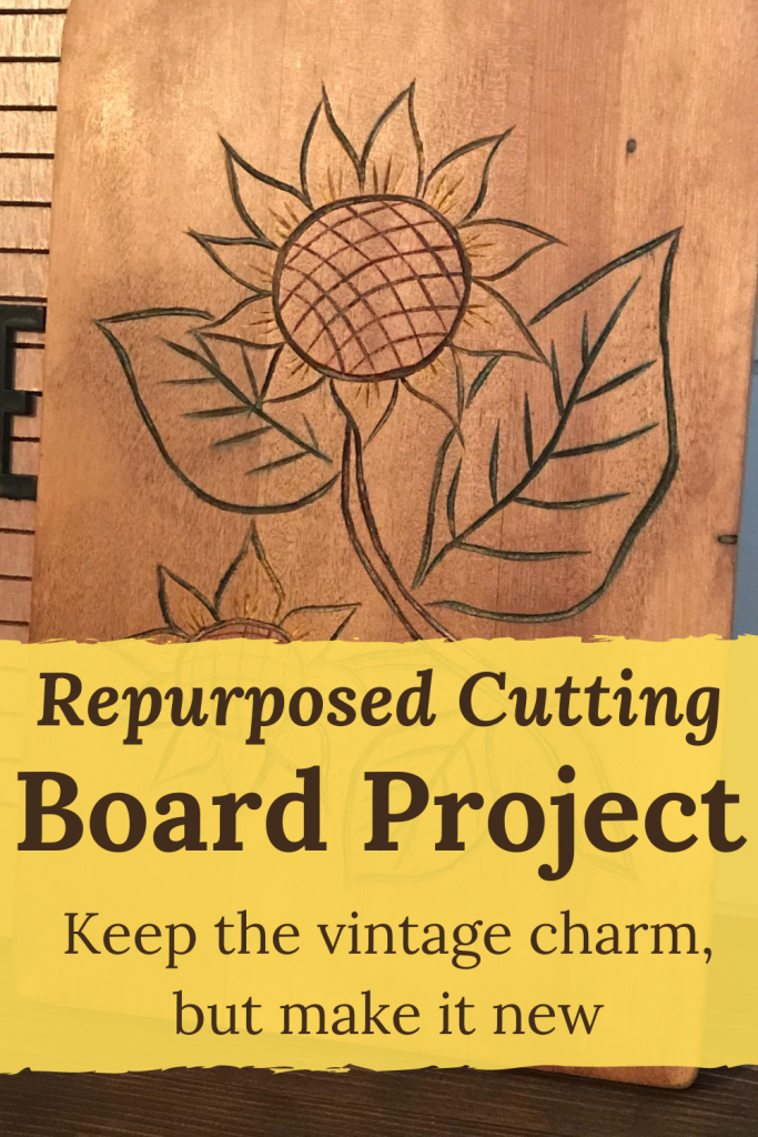 Repurposed cutting Board project