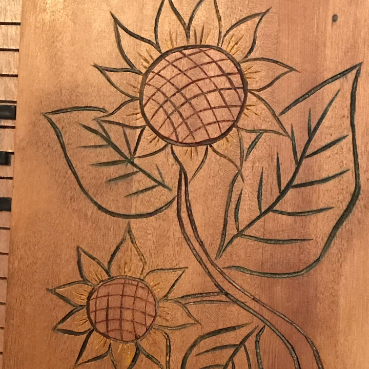 Thrift Store Repurposed Cutting Board