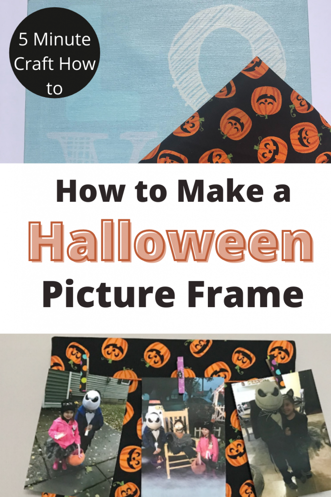 How to Make a Halloween Picture Frame