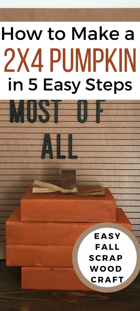 How to Make a 2x4 Pumpkin in 5 Easy Steps