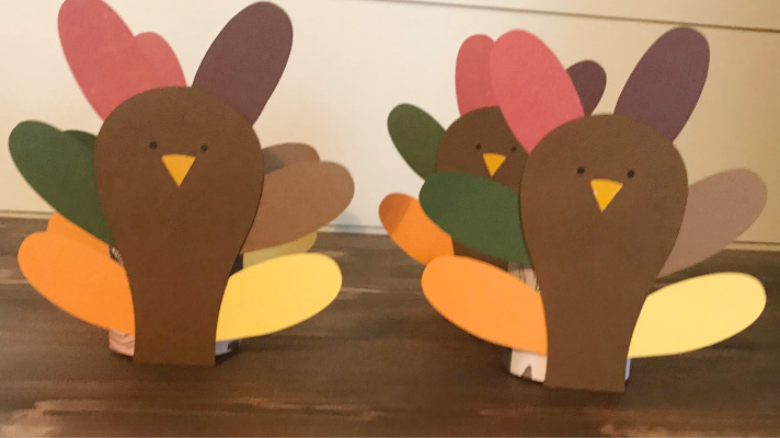 Cricut Turkey Napkin Rings