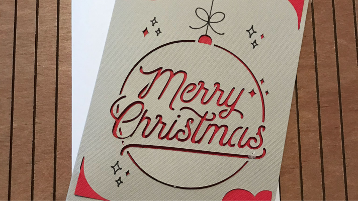 Merry Christmas Free Cricut Card 